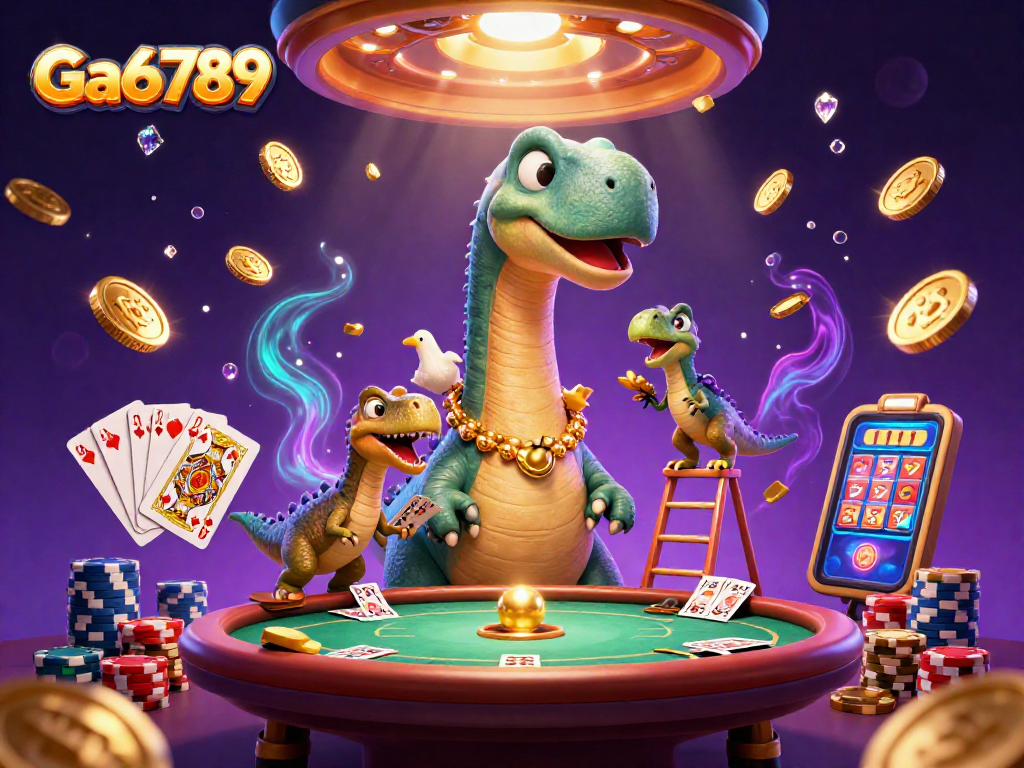 Engage with Ga6789 at an unforgettable live casino experience in a vibrant scene packed with action.