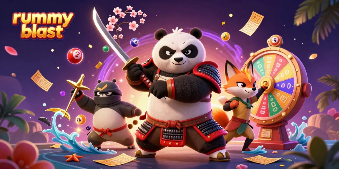 Engaging Rummy Blast scene with vibrant characters showcasing thrilling online gameplay and winning opportunities.
