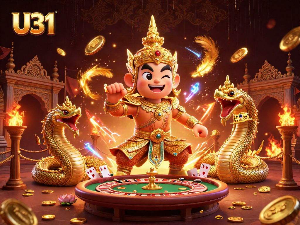 Experience U31's exhilarating casino atmosphere with dynamic elements and vibrant characters.