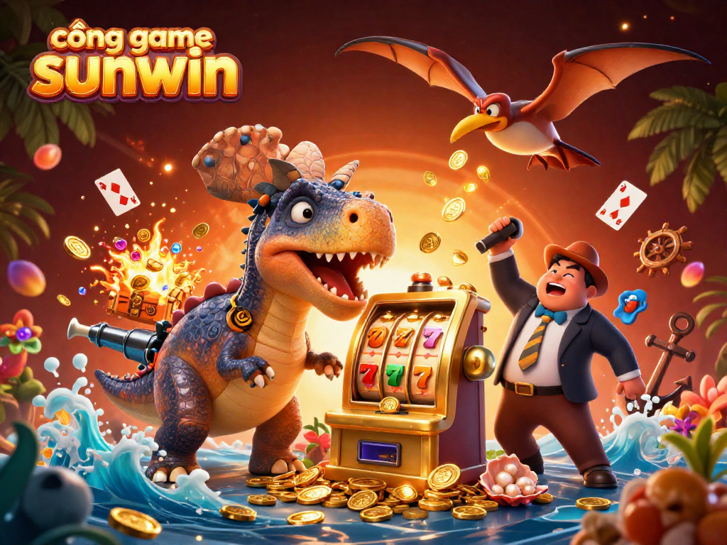 Experience thrilling gaming with cổng game sunwin featuring vivid characters and dynamic casino elements.