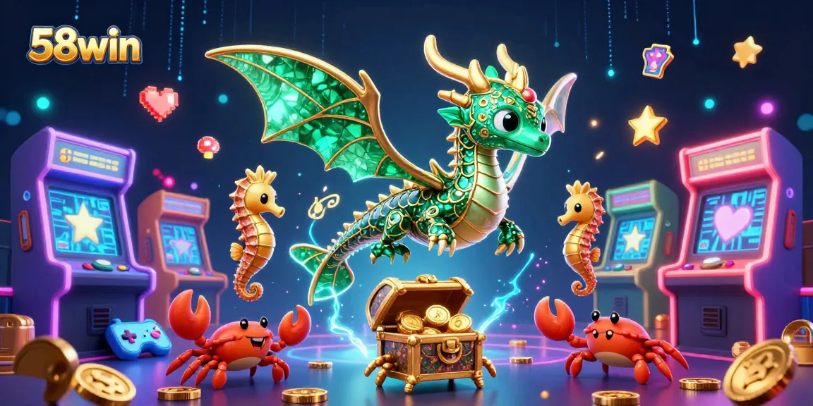 Unleash your fortune with 58win: vibrant casino scene featuring dynamic gaming elements.