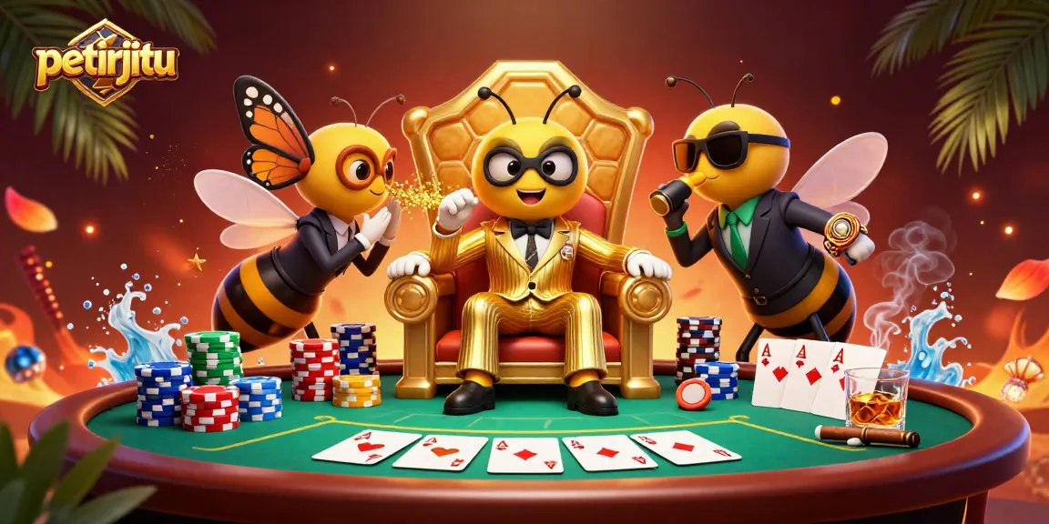 Menangkan permainan di petirjitu dengan bumblebee bos mafia dan elemen kasino menarik.