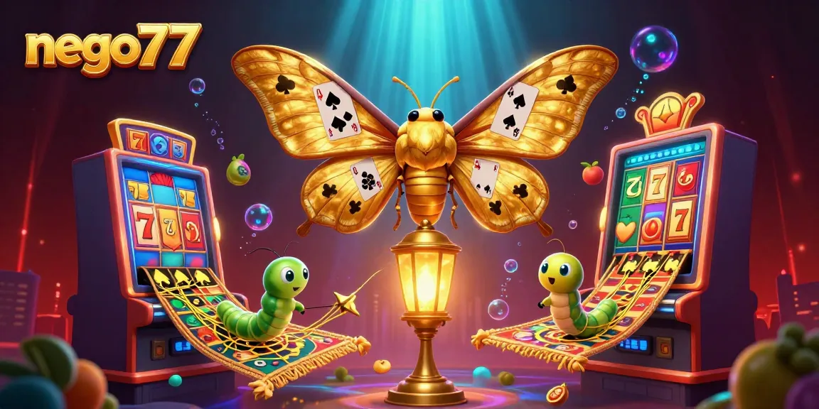 Engage with nego77's thrilling slot experiences featuring dazzling jackpot symbols and vibrant casino elements.