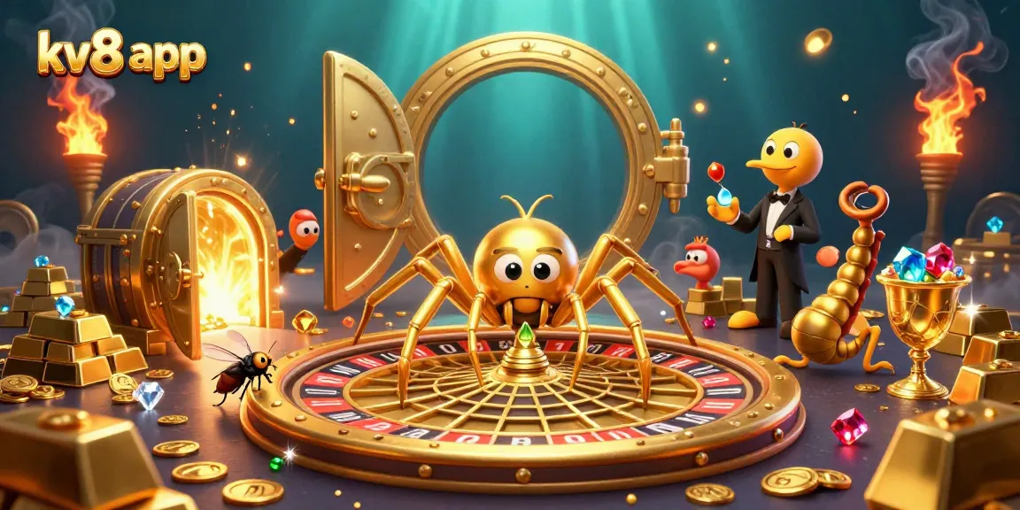 Experience thrilling fun with the kv8 app while placing bets in this engaging casino scene.