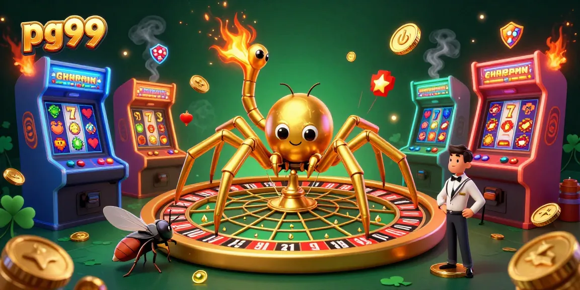 Spin the roulette wheel and win big at pg99 with a vibrant 3D casino scene.