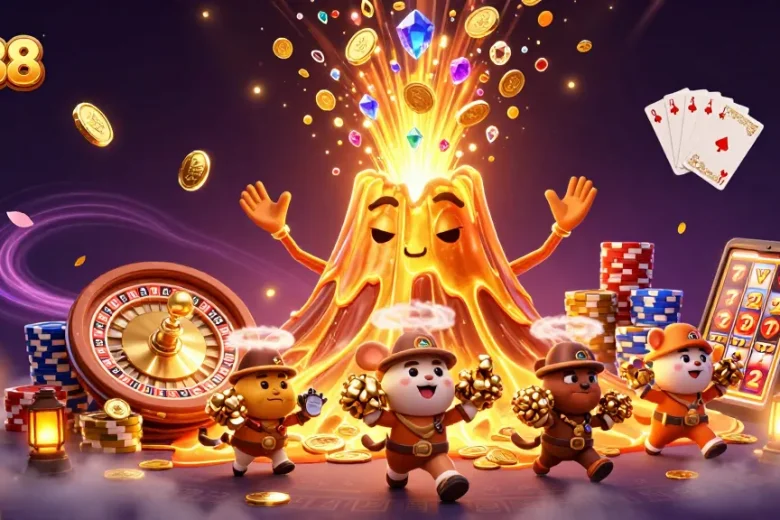 Engage with SC88's thrilling golden volcano explosion of rewards and exciting casino elements.